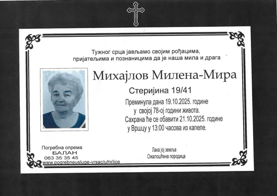 Umrlica 2025