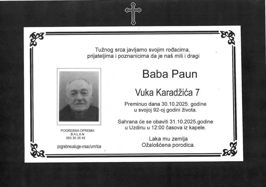 Umrlica 2025