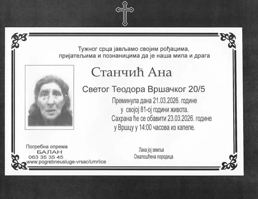 Umrlica 2026