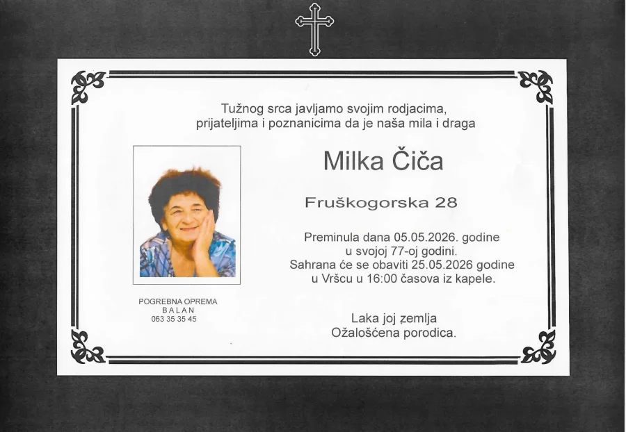 Umrlica 2026