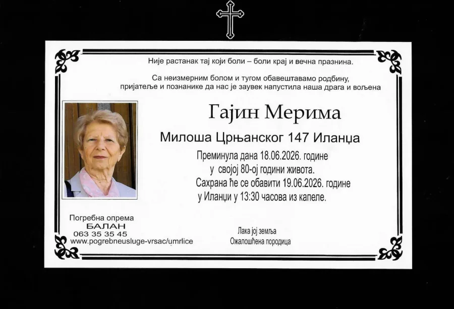 Umrlica 2026